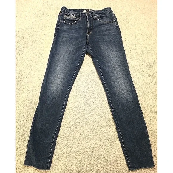 Good American Women's 4/27 Dark Wash Good Legs Stretch Denim Jeans - Picture 3 of 13